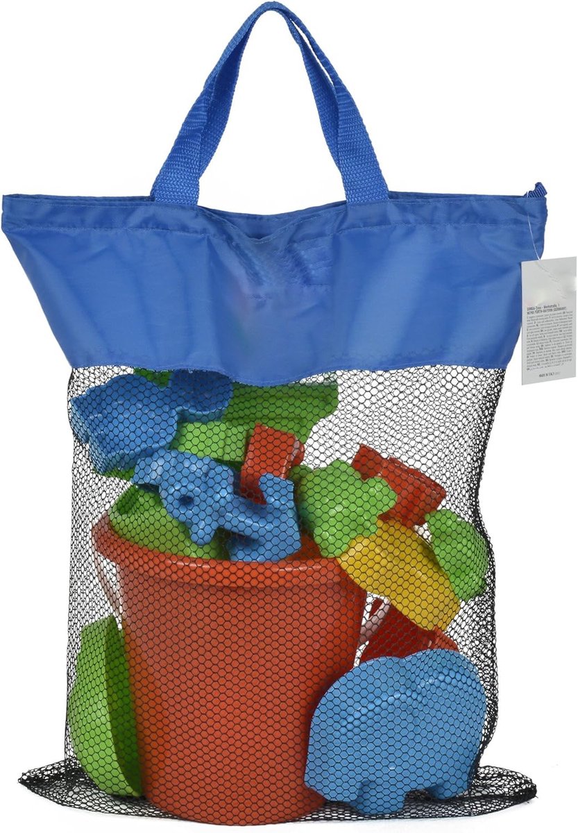 Zandspeelset 22 Delen - Emmer, Schep, Hark en Zandvormen - Meerkleurig Speelgoed voor Kinderen