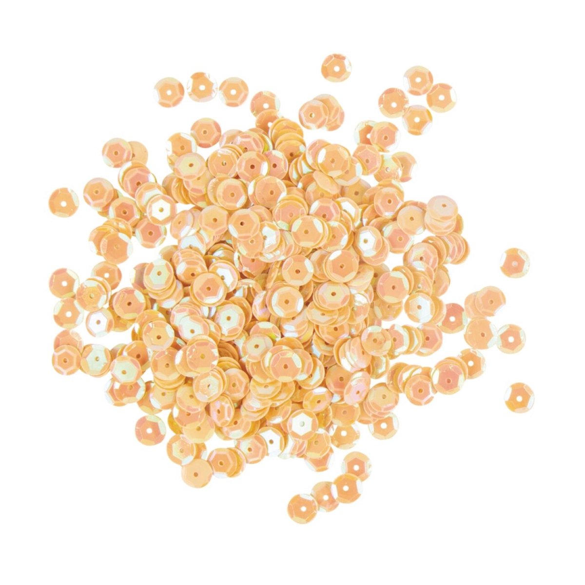 Pailletten - Wasbaar - cup vorm - geel - 6 mm - 4000 stuks - Rayher