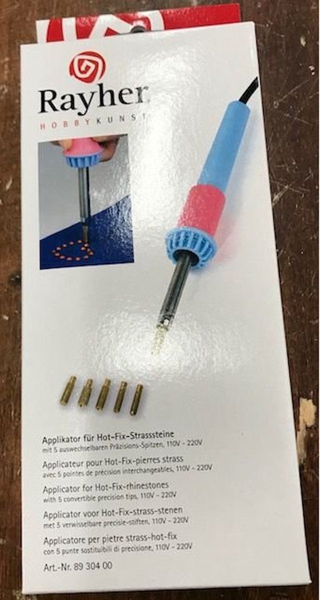 Rayher hobbykunst - Applikator voor hot fix strass steentjes - 2 - 5 mm