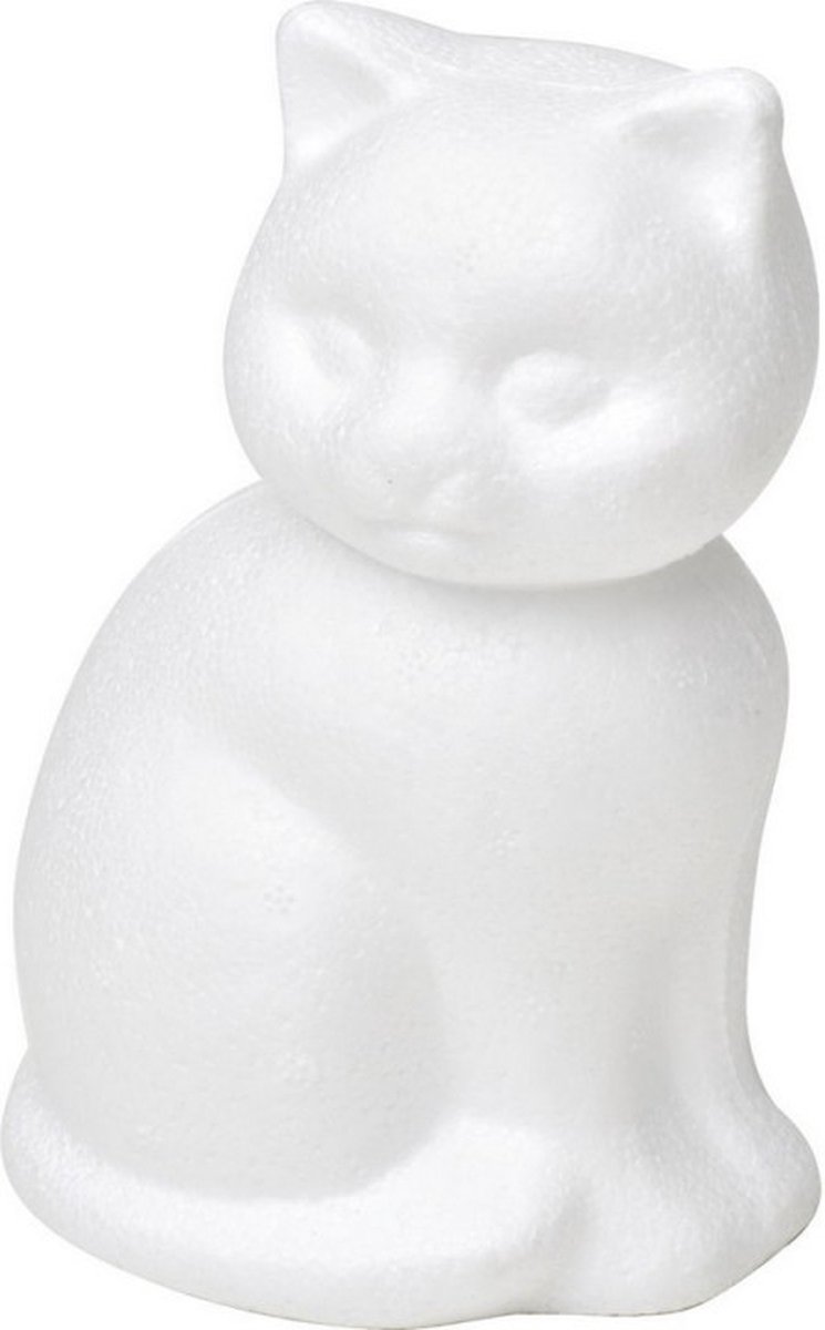 piepschuim kat, diameter 24cm