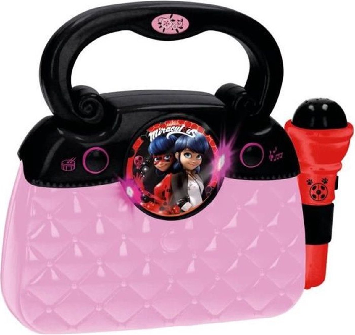 MIRACULOUS / LADYBAG Glamoureuze tas met microfoon - Werkt op batterijen