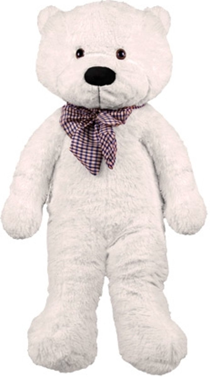Grote knuffelbeer 100cm Wit teddybeer knuffel