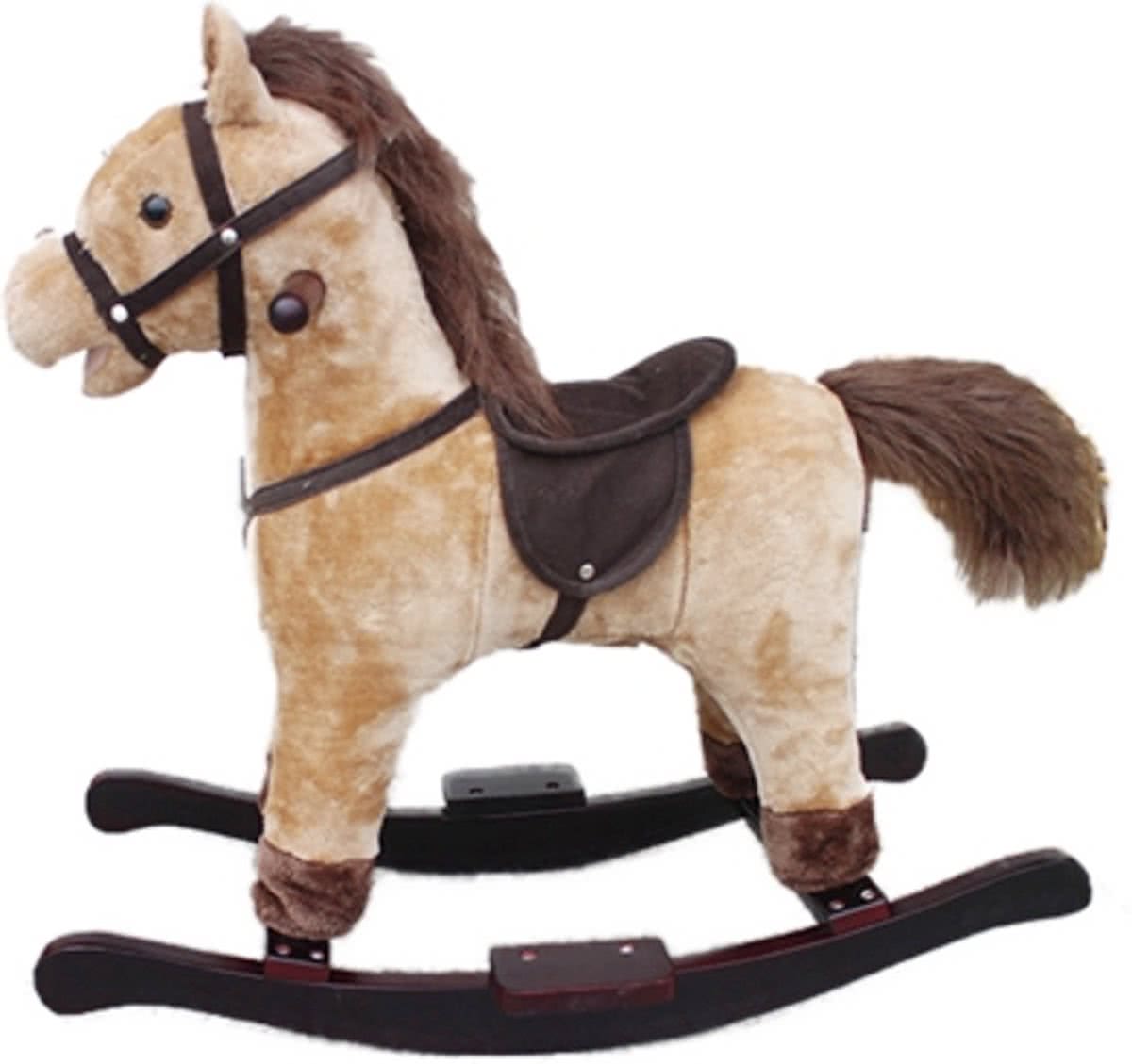 Hobbelpaard lichtbruin Kidso schommelpaard