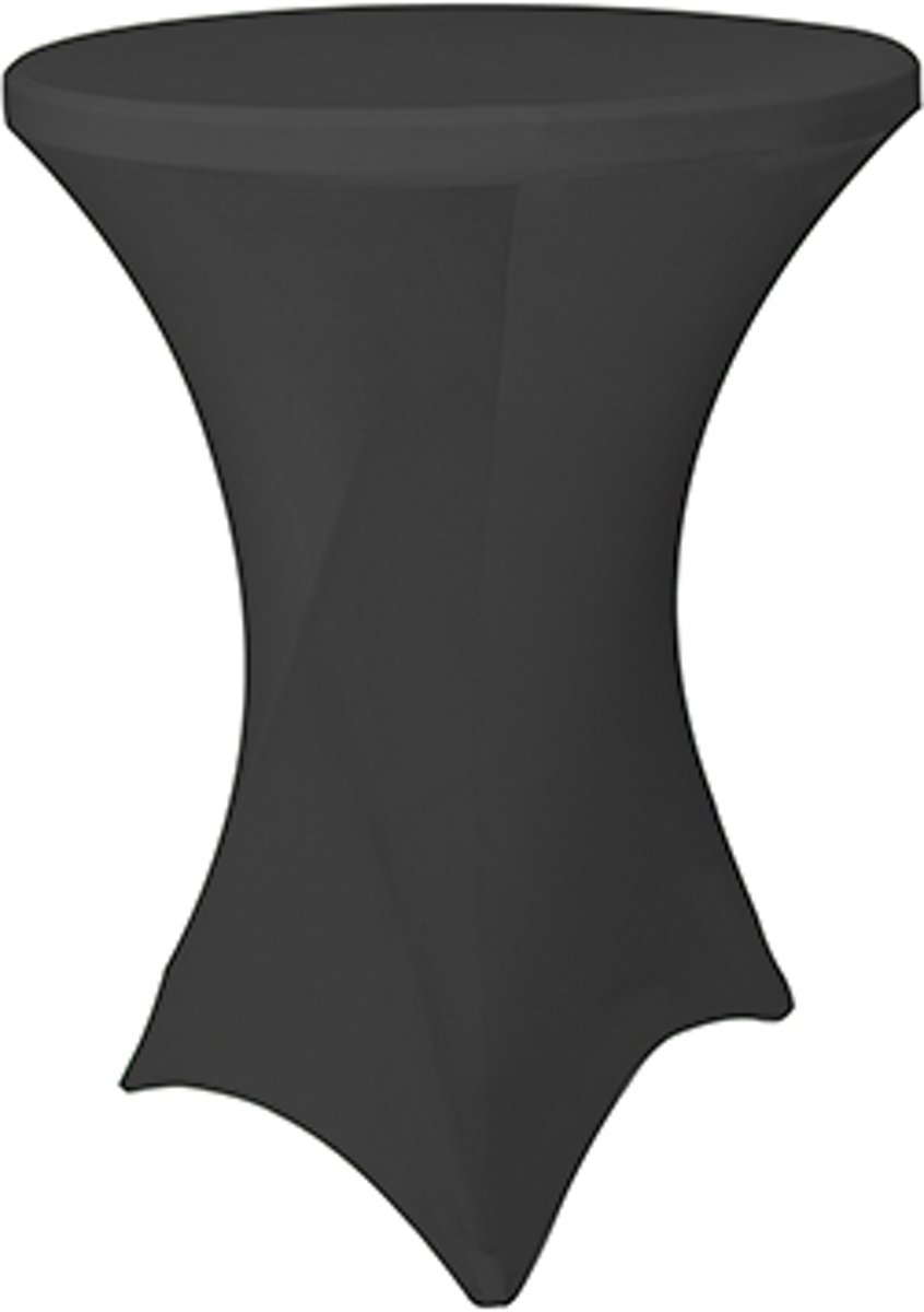 Stretch rok zwart statafel 60cm
