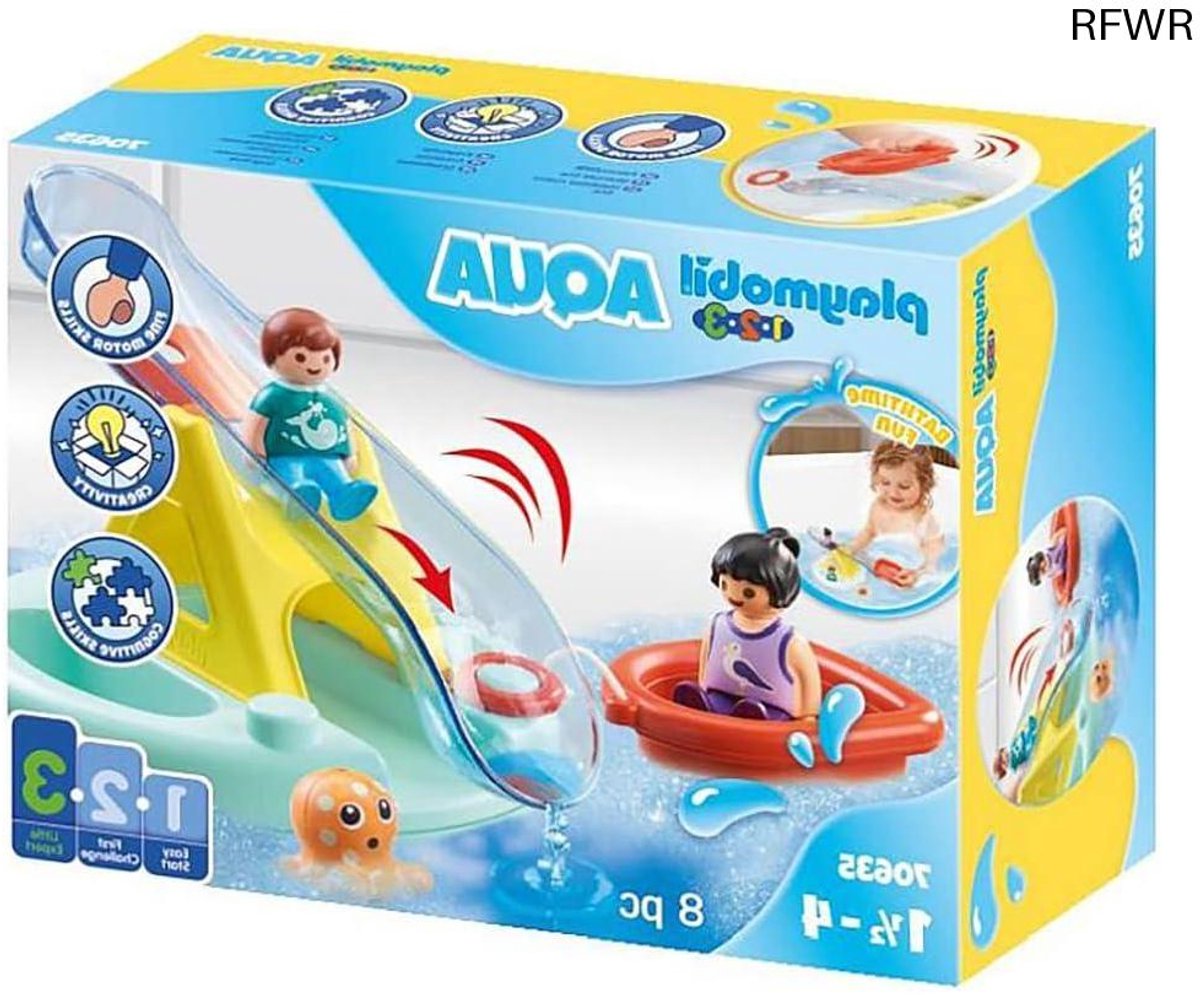 RFWR® Aqua Zwemeiland met Waterglijbaan voor Peuters - Speelgoed voor Buiten