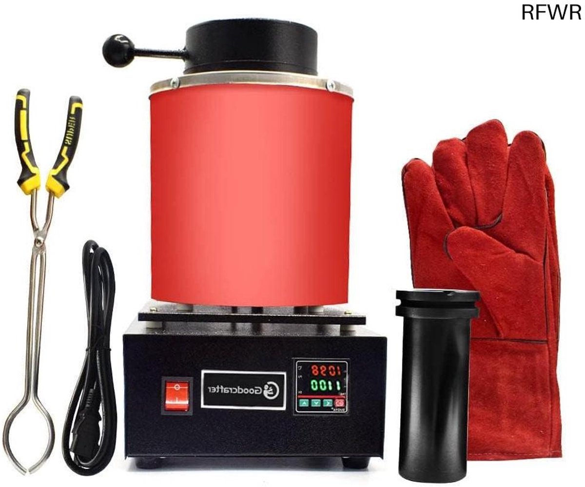 RFWR® Digitale Smeltoven voor Edelmetalen - 2KG Capaciteit - 1100℃/2200°F Automatisch