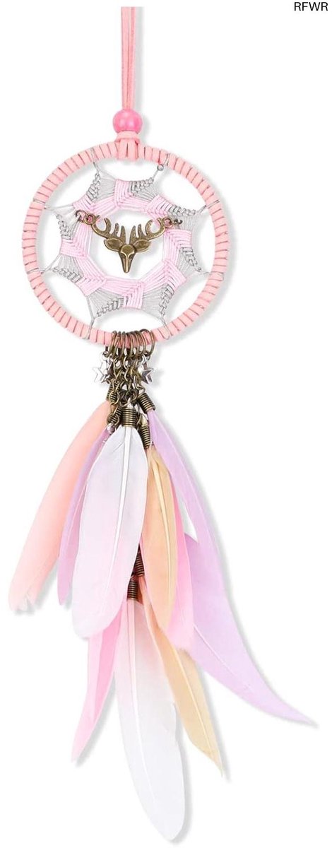 RFWR® Dromenvanger Hanger voor Auto Spiegel - Roze Decoratie Accessoires