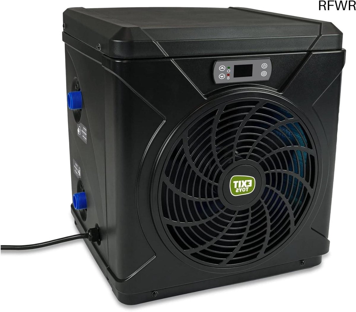 RFWR® Energiezuinige Warmtepomp voor Zwembaden - Digitale Besturing - Geschikt voor 10m³ - Biedt Warm Zwembadwater - Eenvoudige Aansluiting