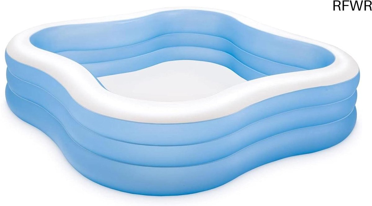 RFWR® Familiezwembad 229cm x 229cm x 56cm - Perfect voor Zomerse Dagen