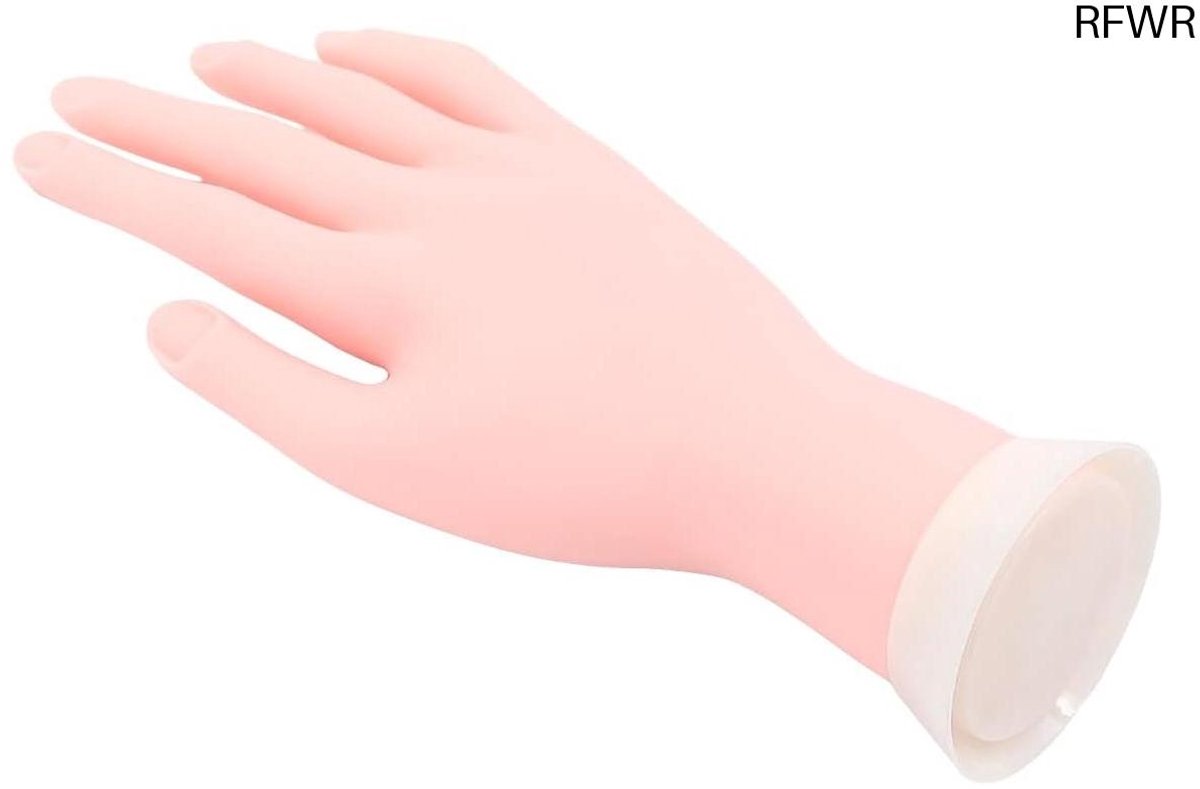 RFWR® Flexibele Manicure Oefenhand voor Nagelkunst beginners
