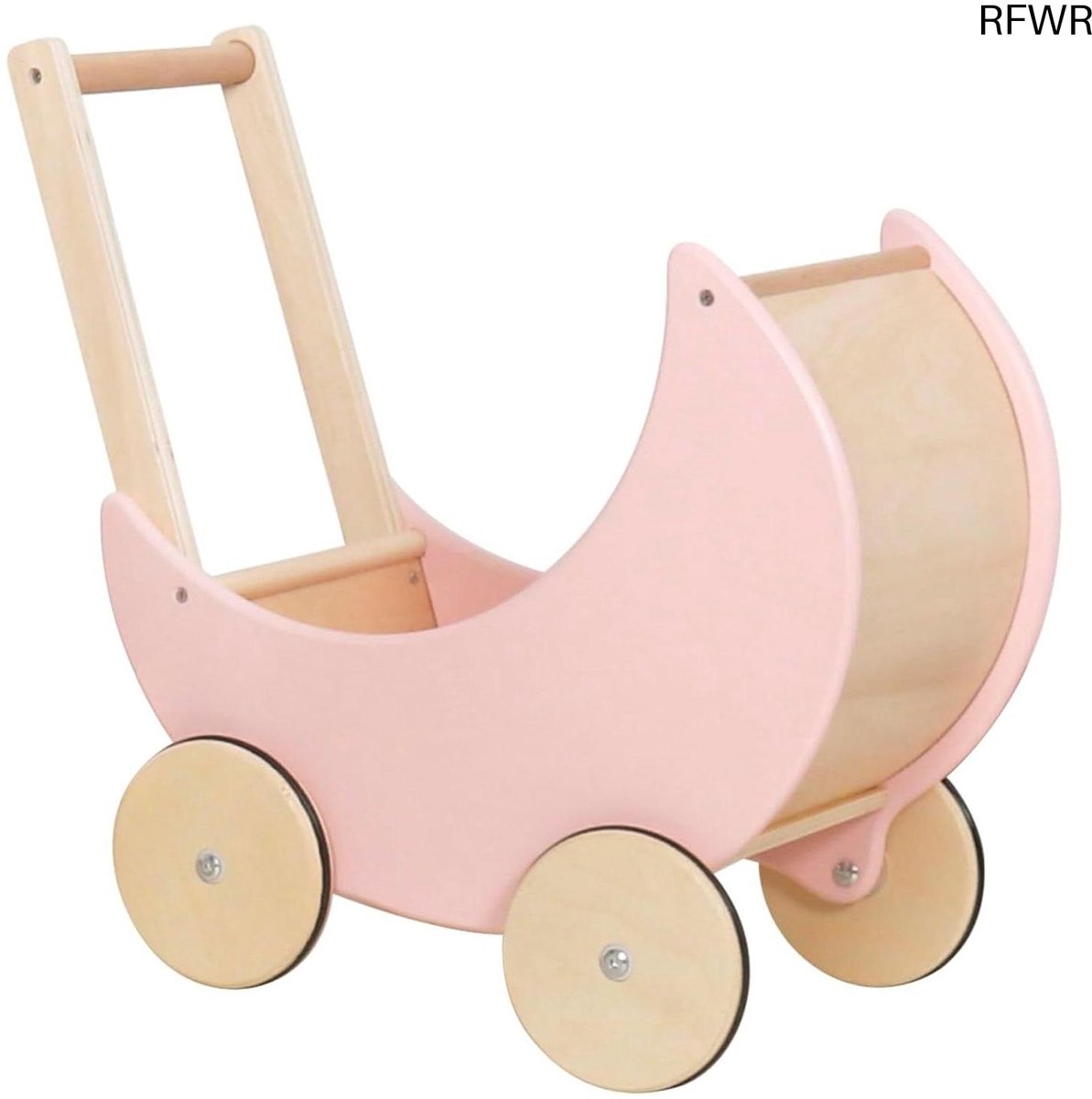 RFWR® Houten Loopwagen voor Kinderen - Speelplezier en Motorische Vaardigheden