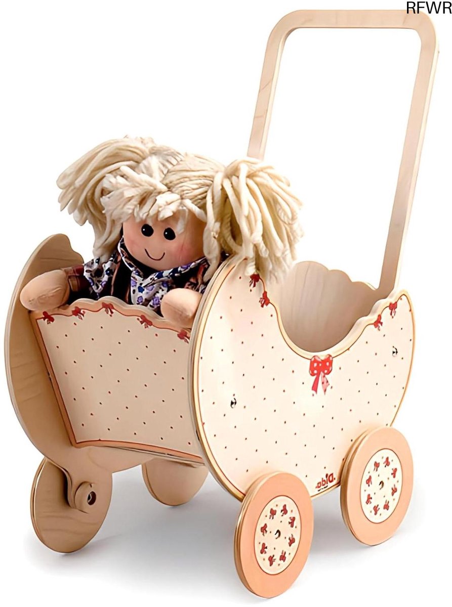  ® Houten   voor Kinderen van 2-4 Jaar - Perfect Cadeau voor Kleine Moeders en Vaders