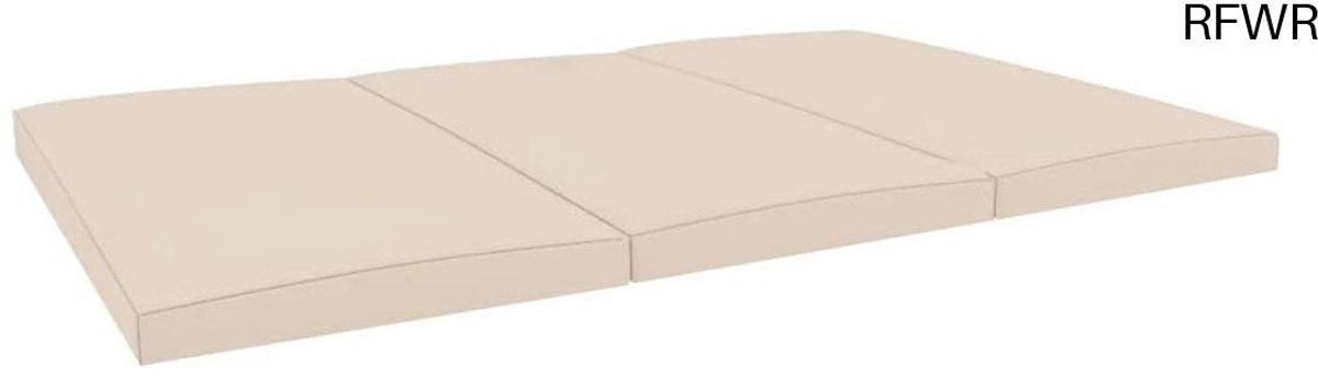 RFWR® Inklapbare Gymnastiekmat voor Thuis - Drievoudig Opvouwbare Trainingsmat - Zachte Vloermat voor Kinderen en Volwassenen