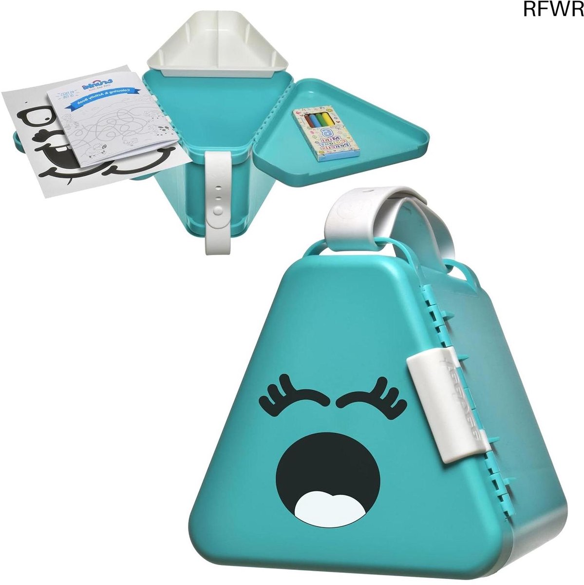 RFWR® Kinderen Activity Tafel en Opbergdoos voor Reizen - Groenblauw