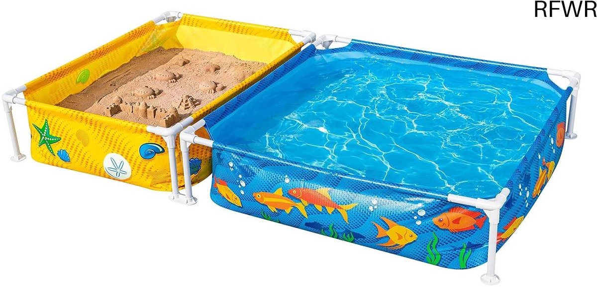 RFWR® Kinderzwembad 213 x 122 x 30,5 cm - Ideal voor een Verkoelende Zomer