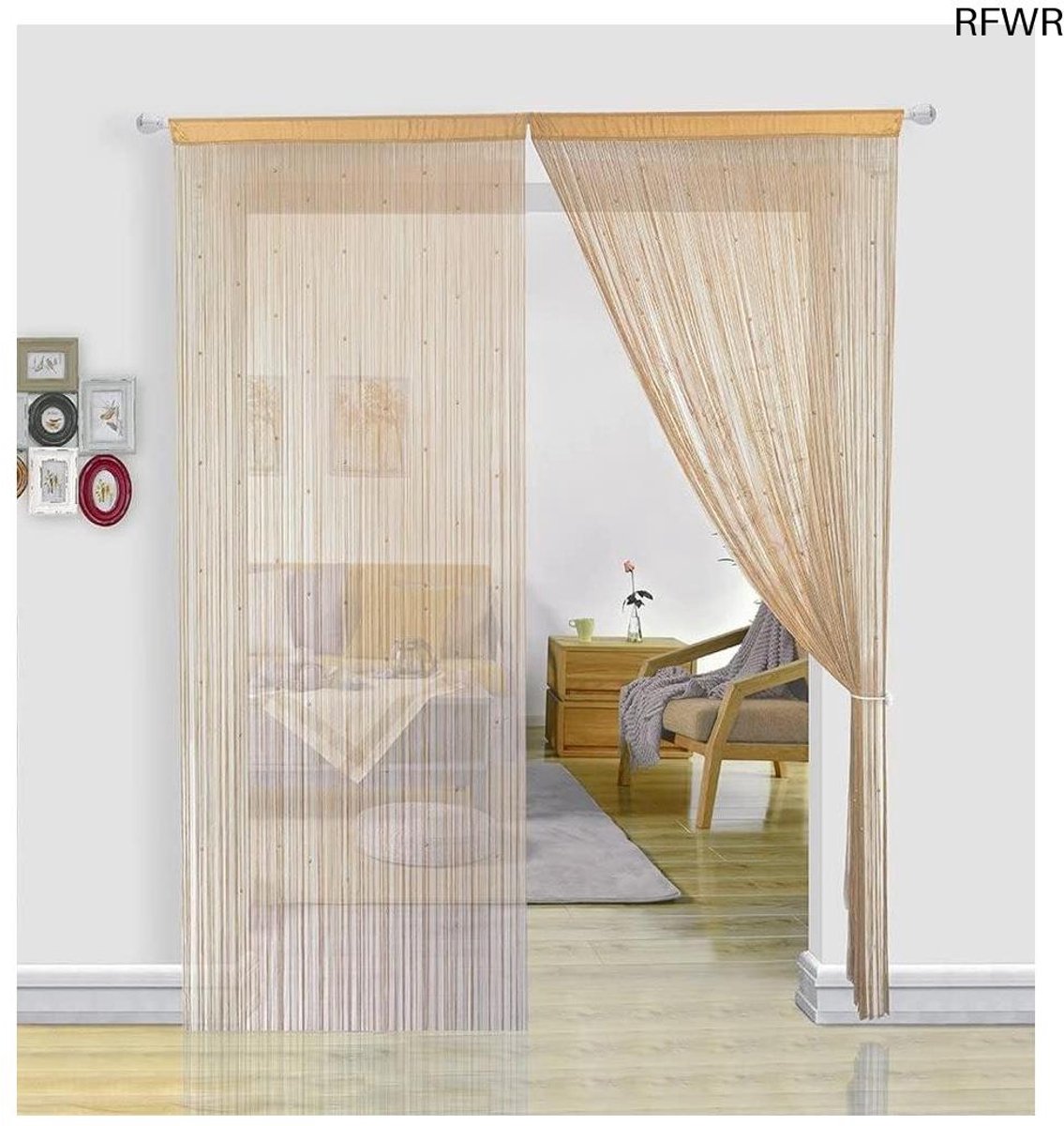 RFWR® Kleurige Lintgordijnen voor Kamerdecoratie - Spaghetti-deurkralen 90x200cm