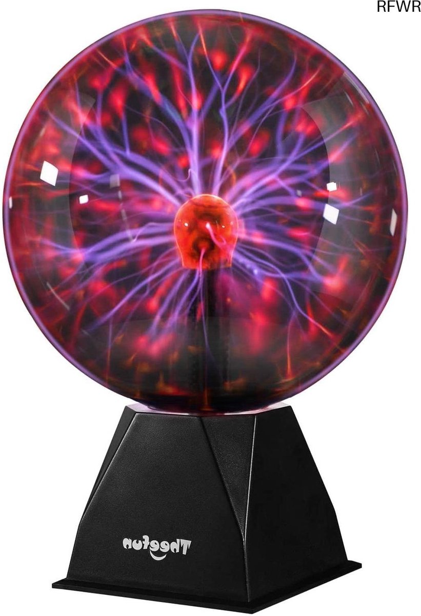  ® Magische Plasmabal 20 cm - Aanraakgevoelige Lichtbal voor Educatief Speelgoed en Sfeerlichteffecten