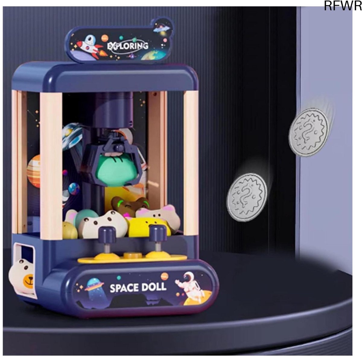 RFWR® Mini Grijpmachine voor Kinderen - Educatieve Speelgoed met Lithiumbatterij