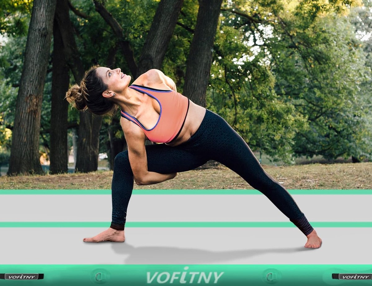  ® Opblaasbare Gymnastiekmat voor Thuis en Sportschool - Stevige Tumble Track