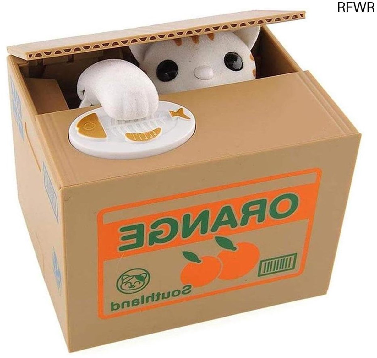 RFWR® Spaarpot met Dieren: Speelse Munten Stelen Spaarbank voor Kinderen