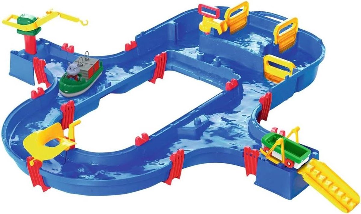 RFWR® SuperSet Waterbaan voor Kinderen - 41-delig Speelgoed voor Buiten, 105x115cm, Geschikt voor Kinderen vanaf 3 Jaar