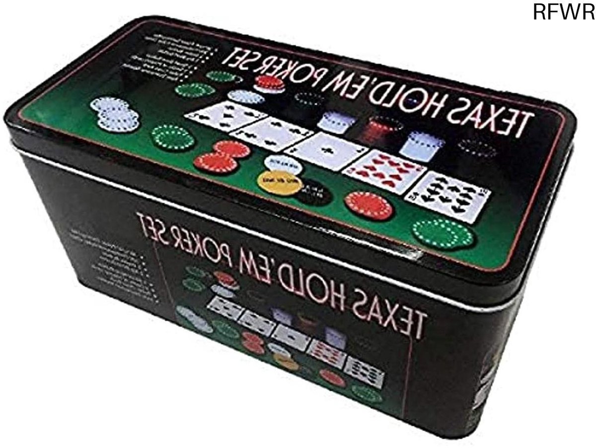 RFWR® Texas Holdem Pokerset voor Gezellige Spelavonden