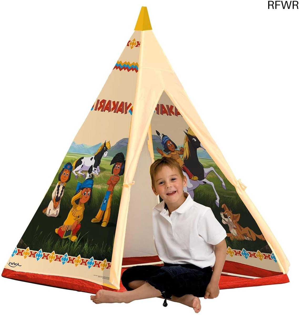 RFWR® Tipi tent voor kinderen - Indianentent, Wigwam, Speeltent met mooi motief