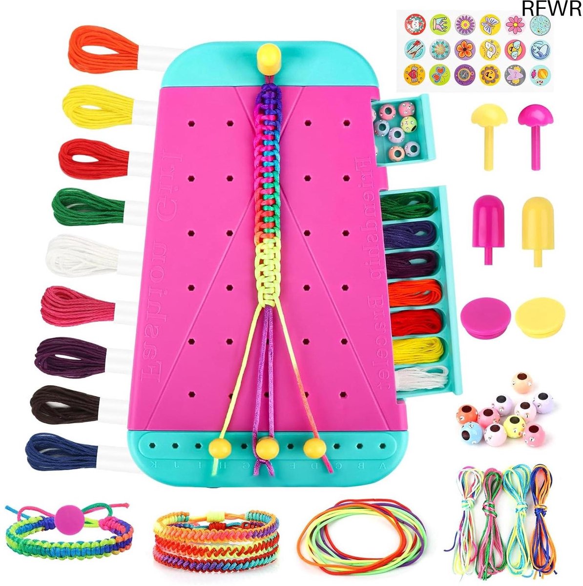 RFWR® Vriendschapsarmband maken zelf maken voor kinderen - Creatieve knutselset voor sieraden