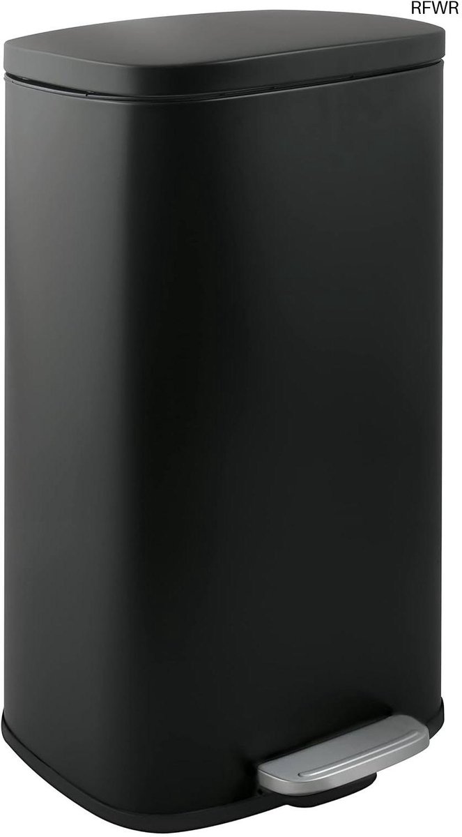 RFWR® Vuilnisemmer 50 liter met softclose en kunststof binnenmateriaal voor keuken