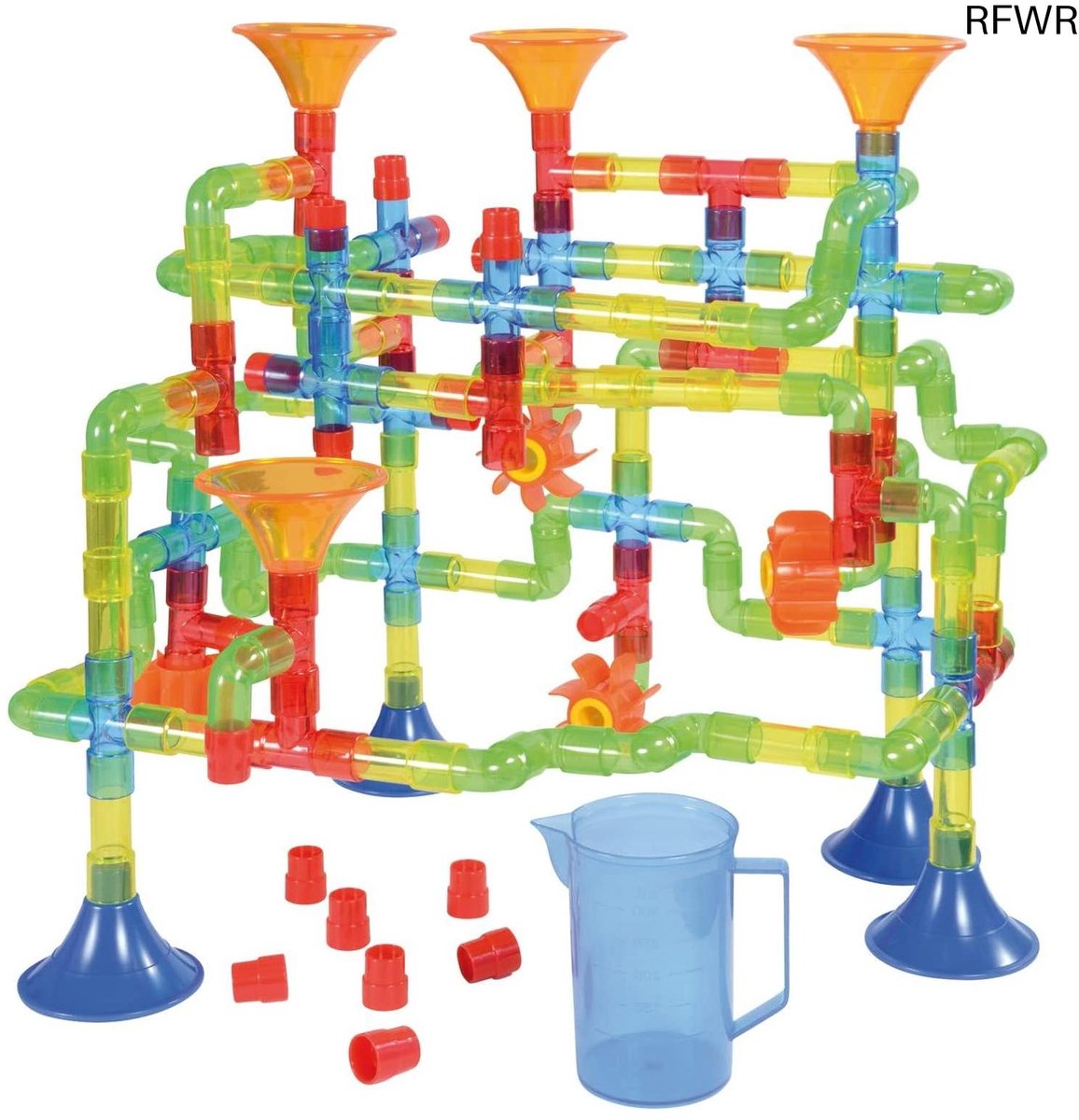 RFWR® Waterbaan 151-delig voor kinderen - Stapel en speel met waterfun