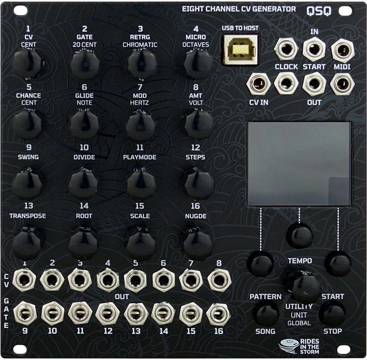 RIDES IN THE STORM QSQ - sequencer
