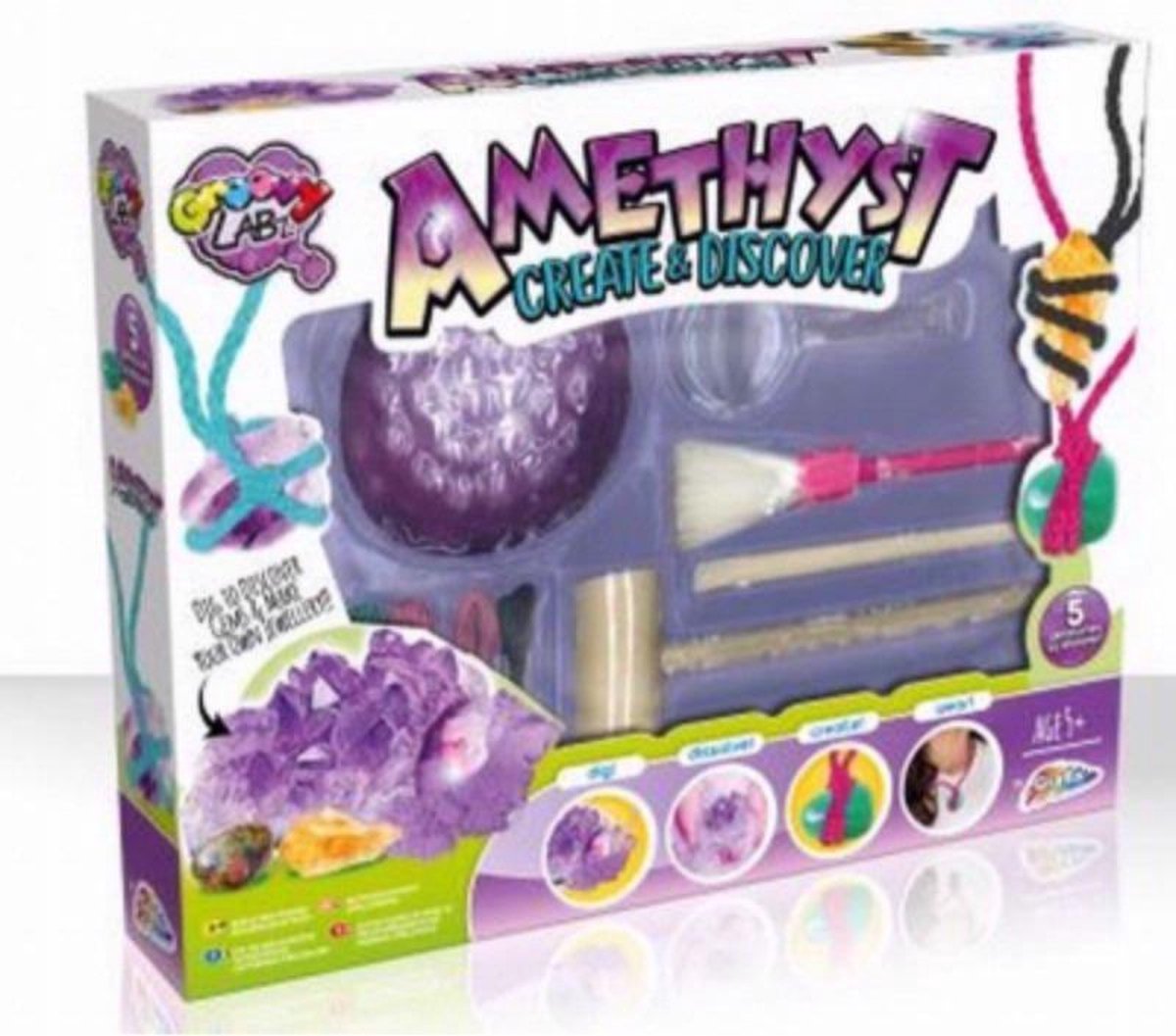 Groovy lab AMETHIST ontdekking set