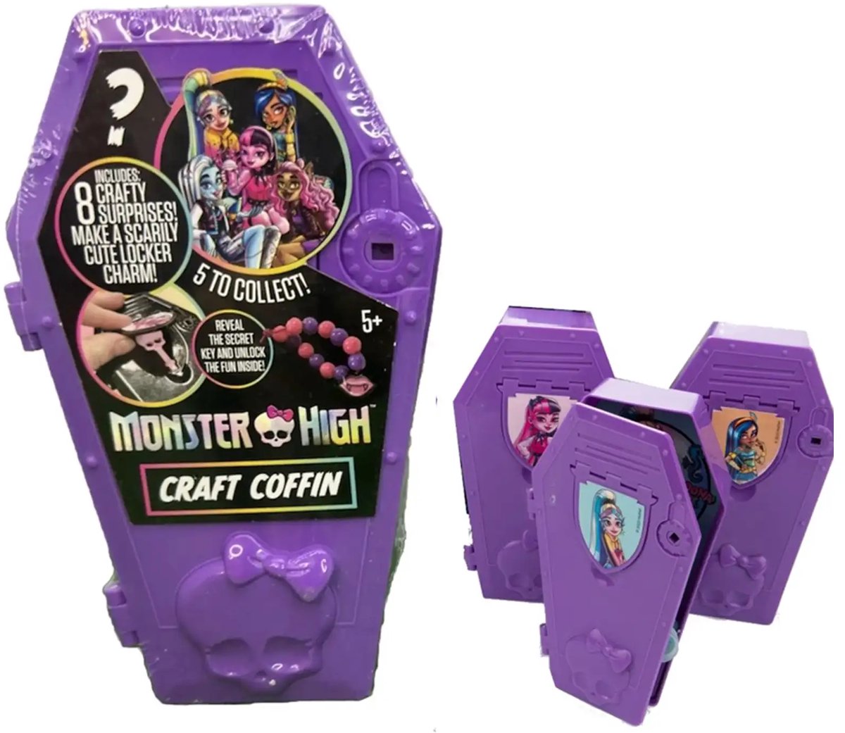 Monster High knutselpakket - 1 koffer - Stickers - Kralen - Pennen