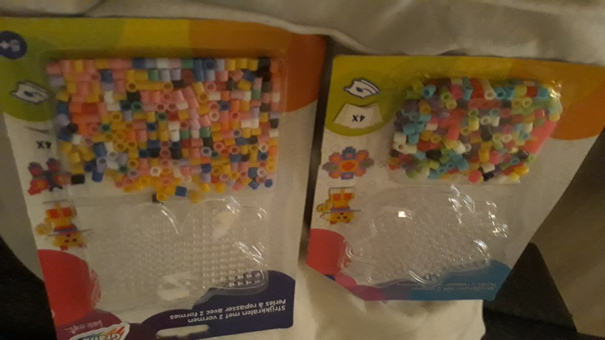 Strijkkralen met 2 vormen