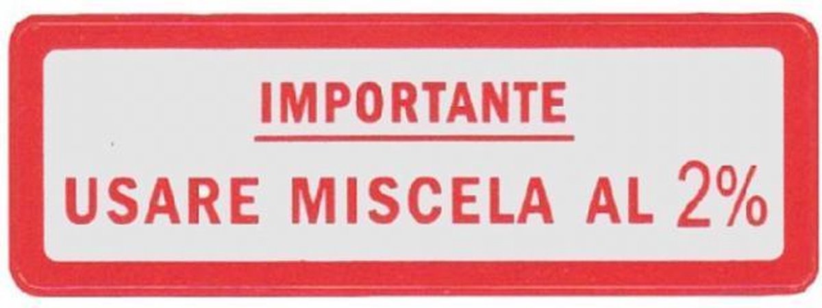 autocollant stickers rms pour auto piaggio 610054m00r / rood / par 10 neuf