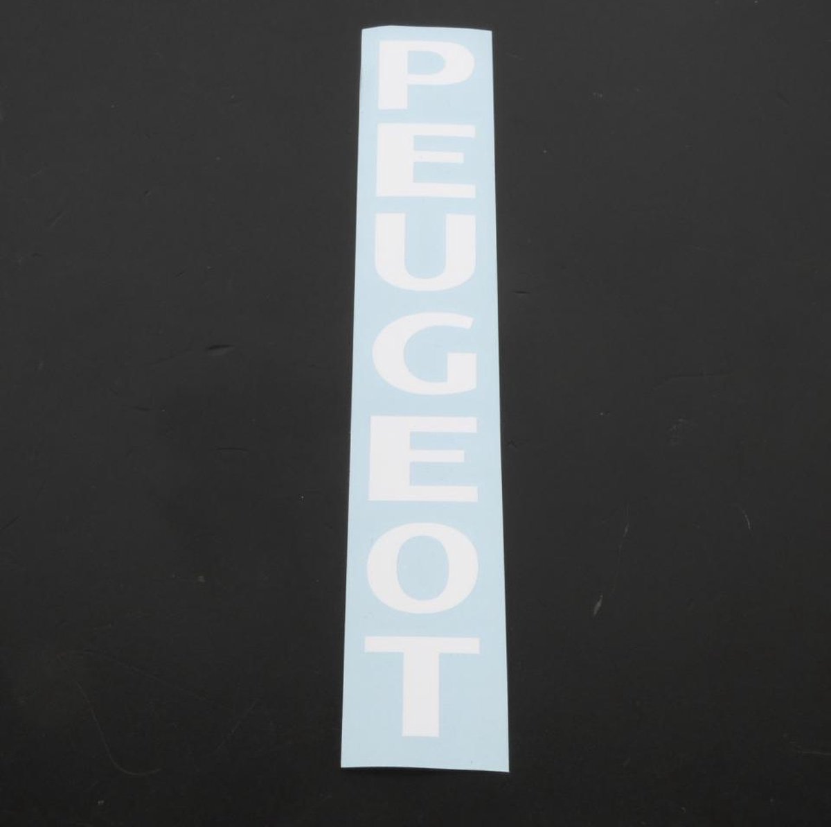 Autocollant stickers transfert PEUGEOT blanc pour fourche mobylette Peugeot