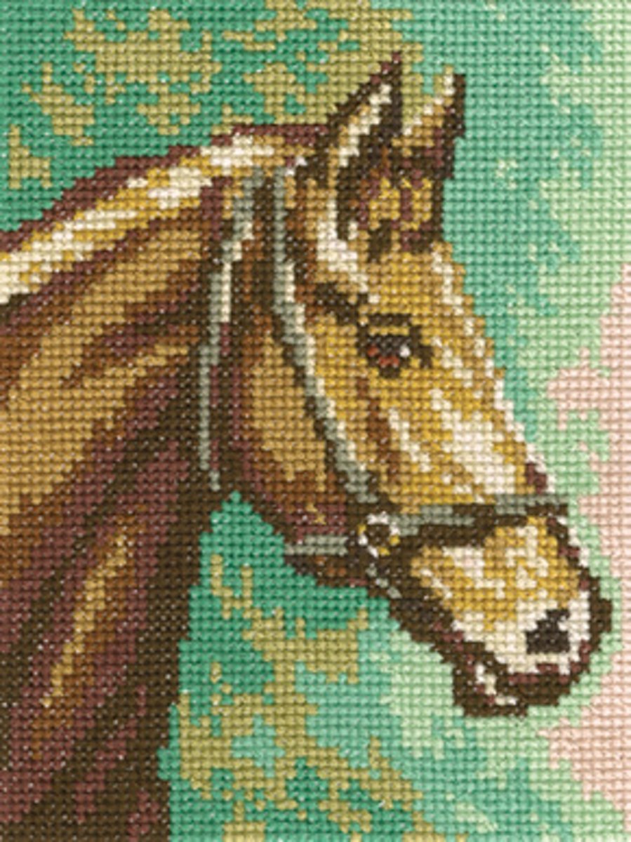 Borduurpakket Bruin Paard - RTO