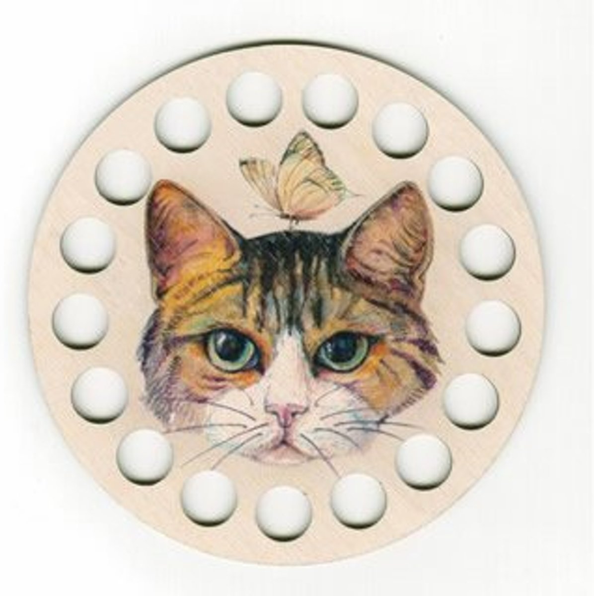 Garenhouder Voor Borduurgaren Opdruk Kat