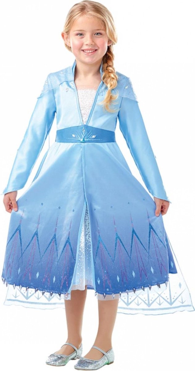 RUBIES FRANCE - Elsa Frozen 2 kostuum voor meisjes - Premium - 122/128 (7-8 jaar) - Kinderkostuums