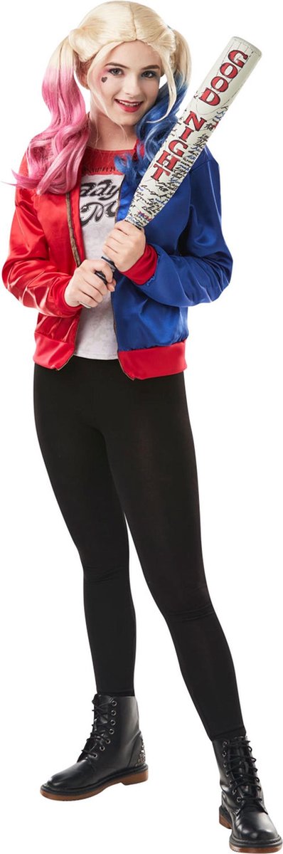 RUBIES UK - Harley Quinn vest en t-shirt voor tieners - Kinderkostuums