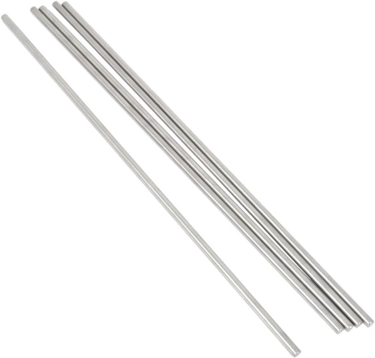 RVS Ronde Staven Assen Bars 3mm x 190mm - Set van 5 stuks - Geschikt voor RC Vliegtuig - Duurzaam en stevig - Ideaal voor modelbouw hobbyisten
