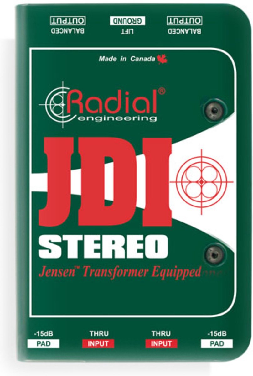 Radial JDI Stereo Premium Passive DI - DI boxen