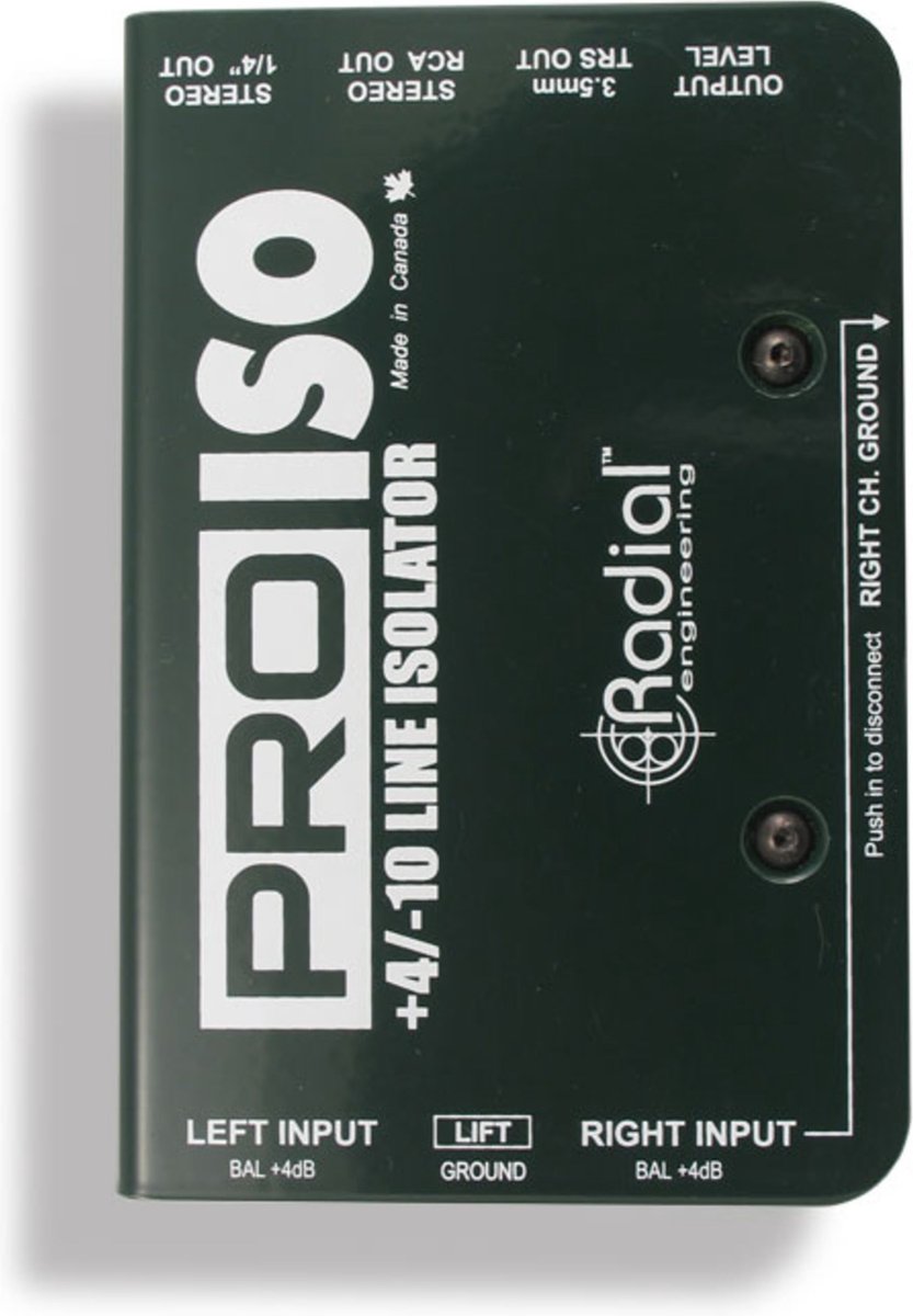 Radial Pro Iso - Isolators