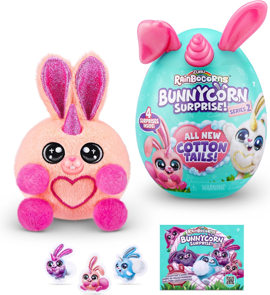 ZURU - Rainbocorns - Bunnycorn Surprise serie 2 - 18cm - Pomme