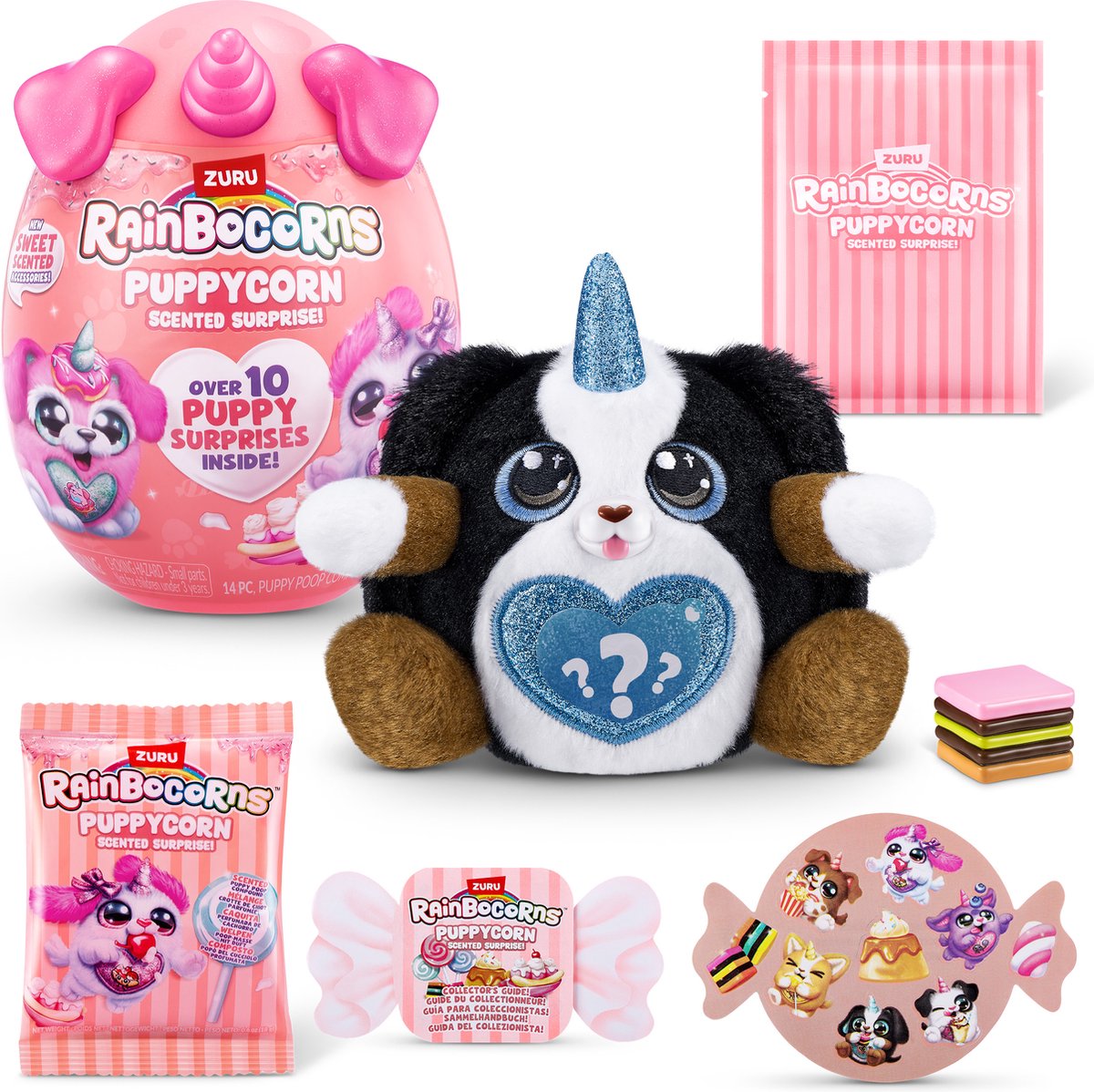ZURU - Rainbocorns - Puppycorn Scent Surprise - 19cm - Melony