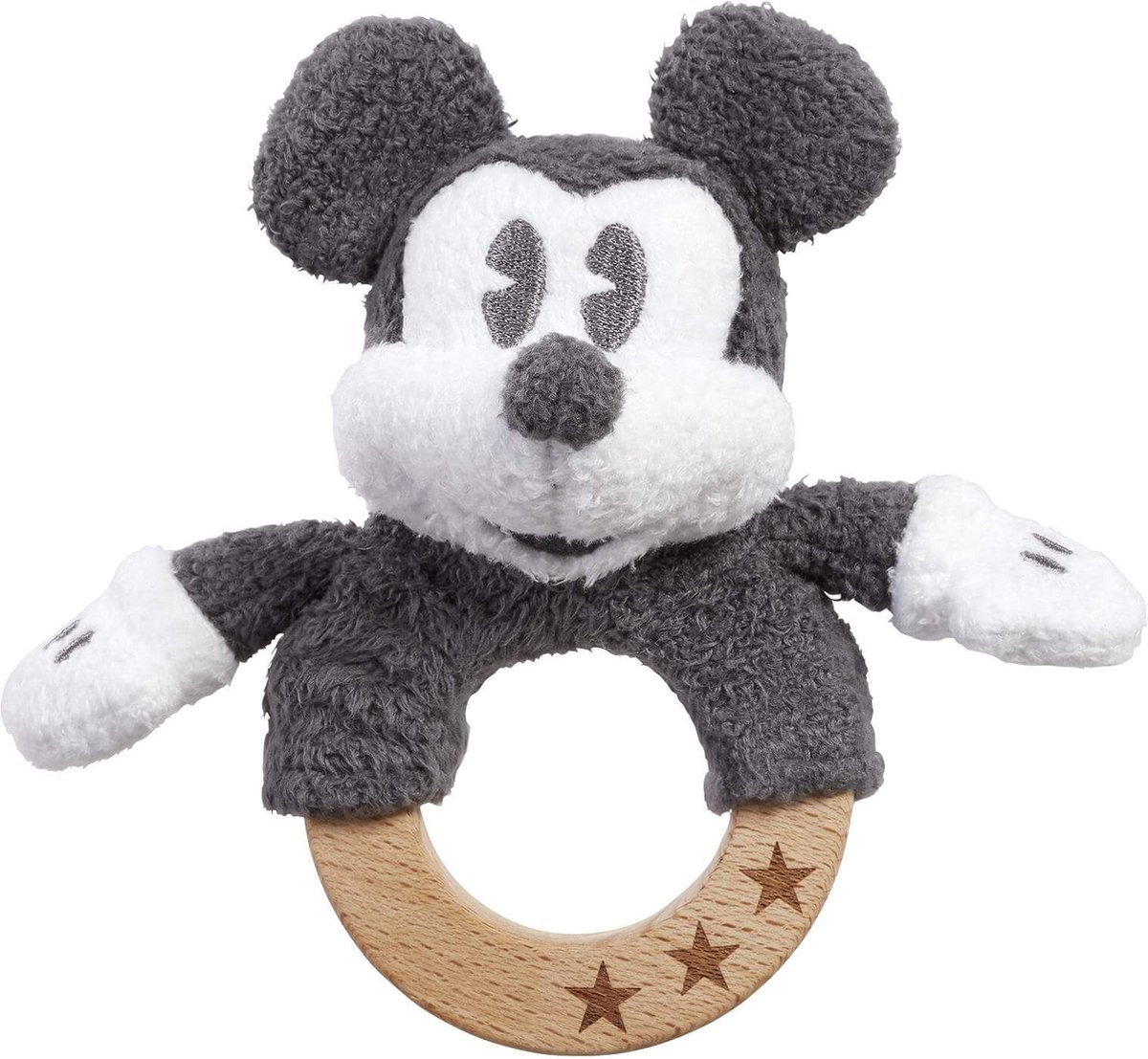 Mickey Mouse memories wooden ring rattle