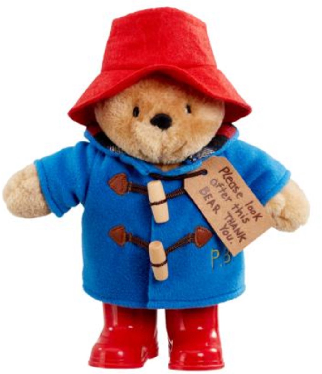 Paddington Beer met Regenlaarsjes Pluche Knuffel 25 cm - Paddington Bear Plush Toy - Speelgoed knuffeldier knuffels voor kinderen jongens meisjes - Teddybeer Knuffelbeer
