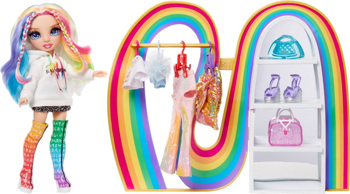 Rainbow High - Amayas Rainbow Closet Playset - Kleurrijke Opbergoplossing