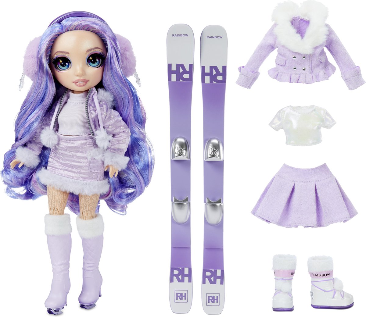 Rainbow High Fashion Winter Break Violet Willow - Modepop