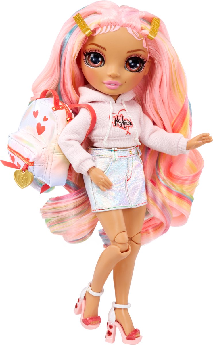 Rainbow High Junior High Special Edition Doll- Kia Hart - Roze - Modepop
